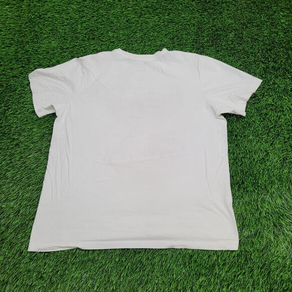 NIKE Swoosh Shirt Medium 21x25 White - Picture 2 of 12